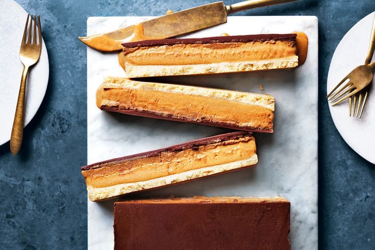 Frozen Caramel Slice