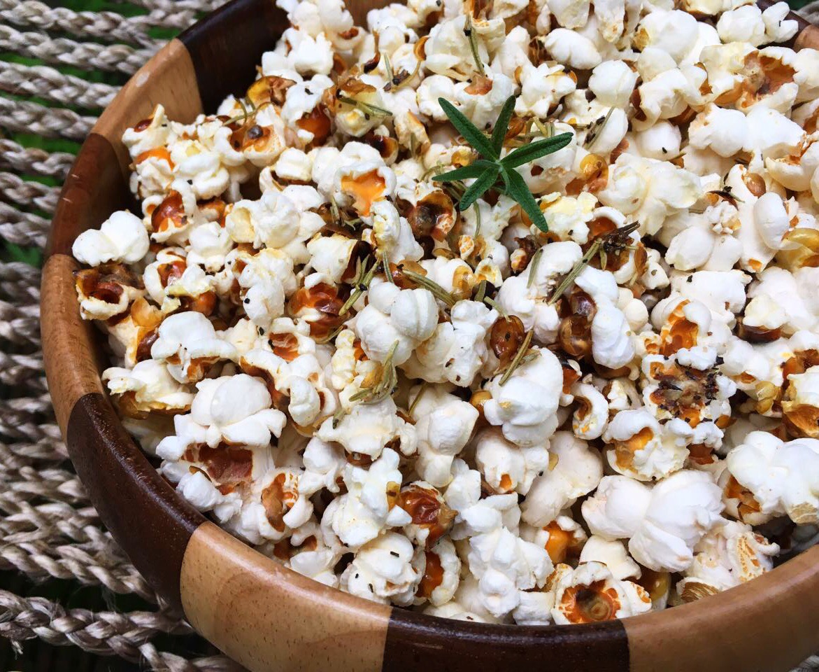 Rosemary and Garlic Popcorn